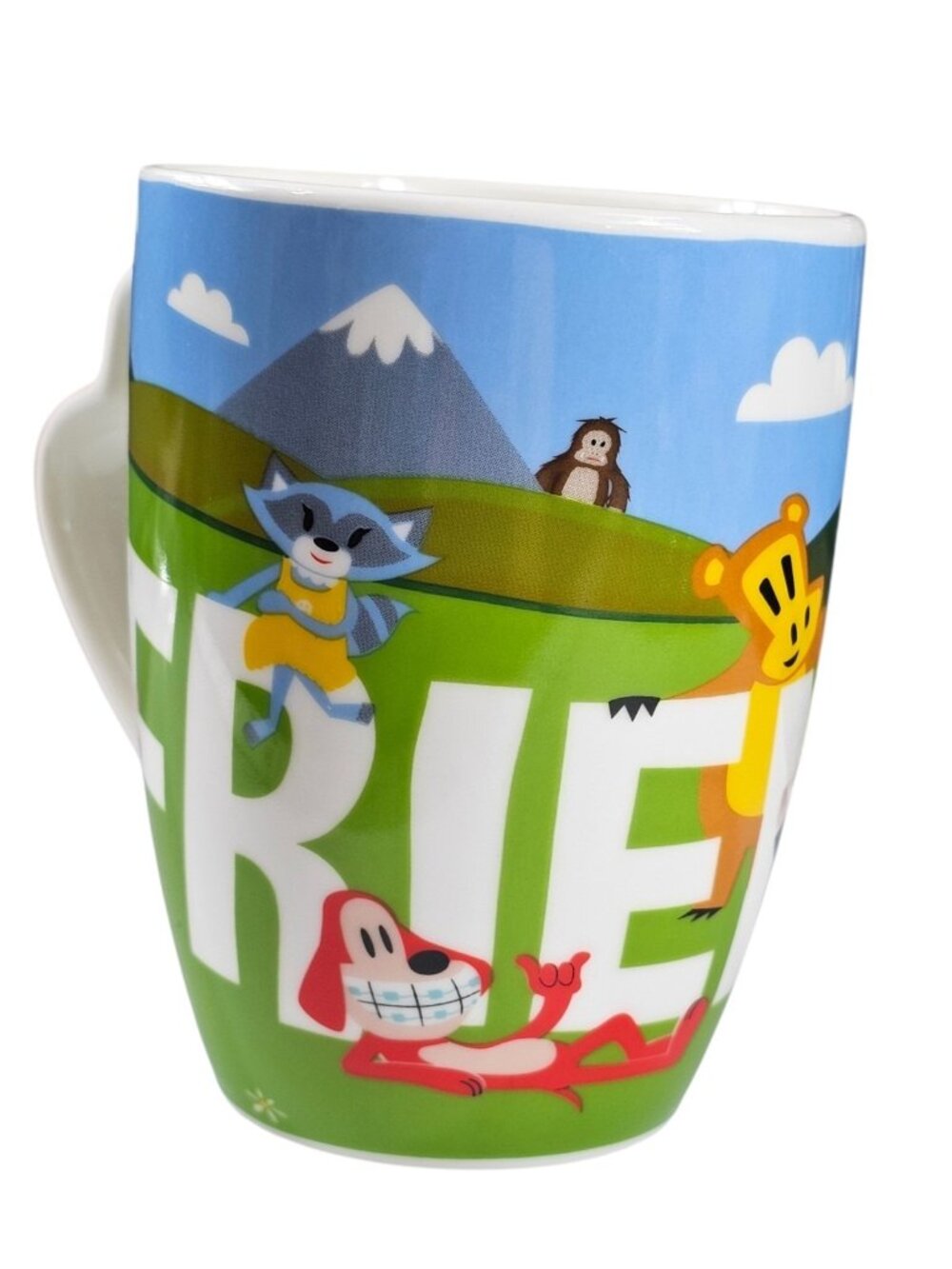Paul Frank Julius the Monkey Multicolor Ceramic Animation Mug 2025 New - Picture 2 of 6